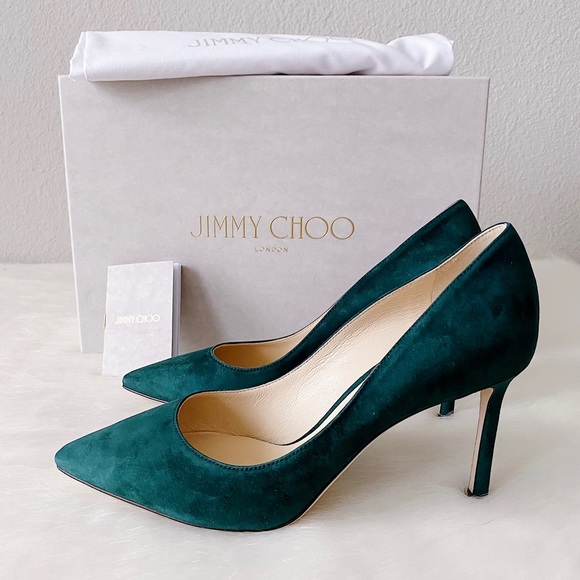 ✨New JIMMY CHOO Romy 85 Suede Pointed Pumps 36.5 - Picture 2 of 8